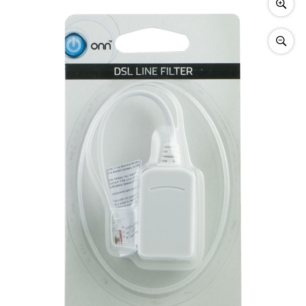 Onn. DSL Phone Line Filter